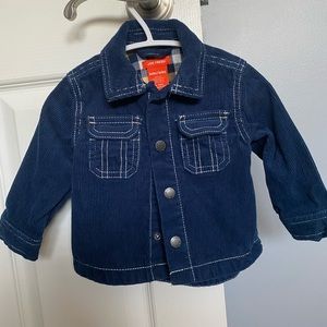 4/$10 Joe Corduroy Jacket size 6-12 months